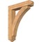 Ekena Millwork Thorton Arts and Crafts Smooth Bracket w/ Offset Brace, Western Red Cedar, 7 1/2"W x 36"D x 44"H BKT0806X36X44THR03SWR - alternate 1